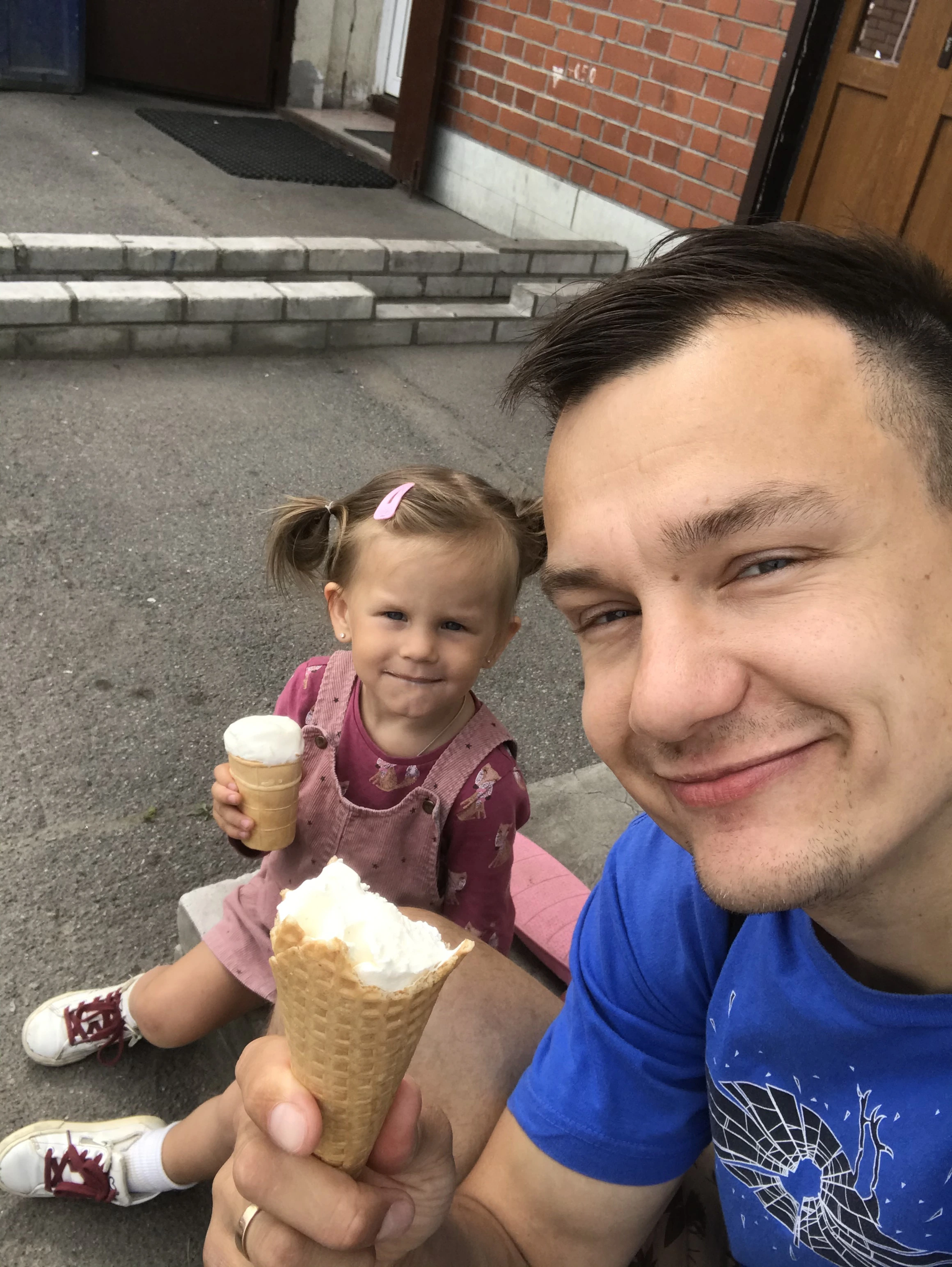 Александр с дочерью